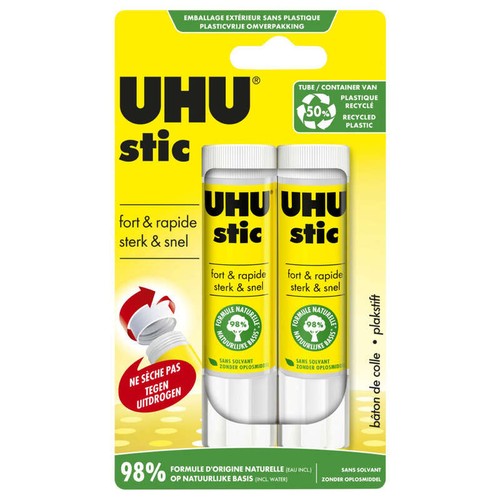 UHU 2 Bâtons De Colle Stic, 21g