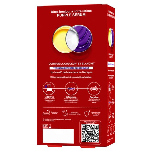 Colgate Max White Purple Sérum Blancheur Après Brossage 40ml