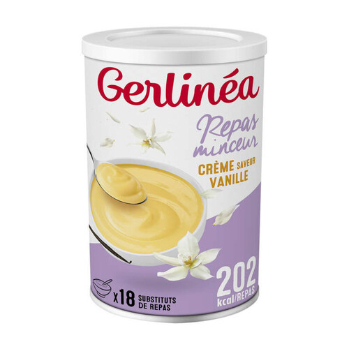 Gerlinéa Crèmes Saveur Vanille, 18 Repas Complets 540G
