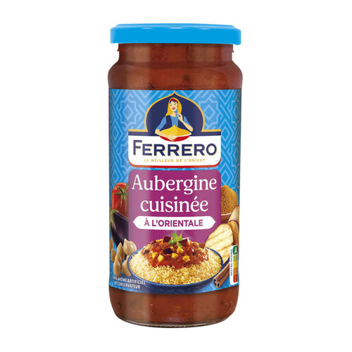 Ferrero sauce aubergine cuisinée à l'orientale 400g