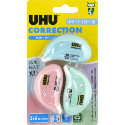 Uhu limited edition correction mini roller x3