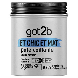 got2b Pâte Coiffante Cheveux Et Chic Et Mat 100ml