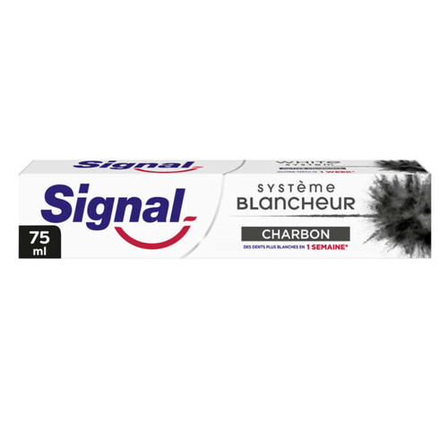 Signal Dentifrice Système Blancheur Charbon 75ml