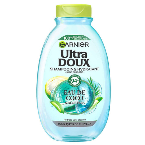 Garnier Ultra Doux Shampooing Eau de Coco & Aloe Vera 300ml