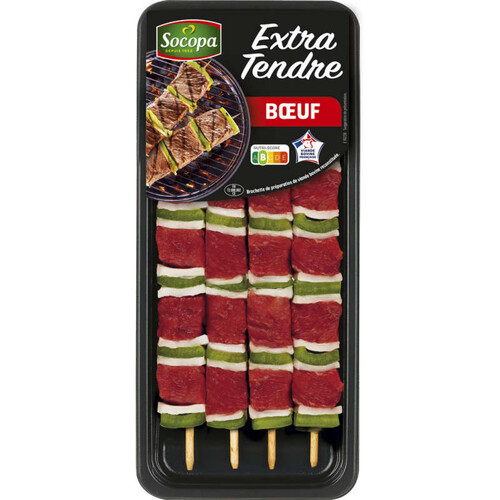 Socopa Brochettes De Boeuf Extra-Tendres