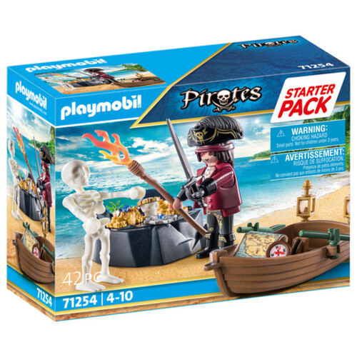 Playmobil pirate et barque dès 4ans