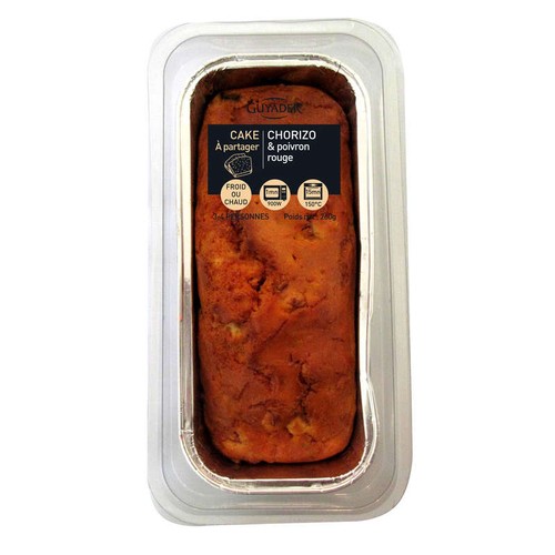 Guyader Cake Au Chorizo Et Poivron Rouges