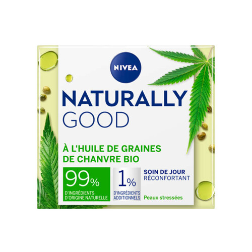 Nivea Naturally Good Soin Du Jour À L’Huile De Graines De Chanvre 50Ml