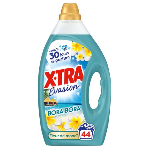X-Tra Lessive Liquide Evasion Bora Bora Fleur de Monoï x44 Lavages