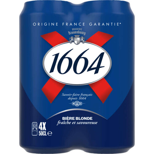 1664 Bière Blonde 4 x 50 cl