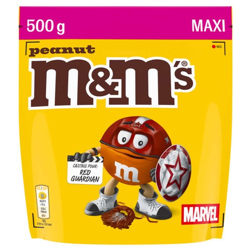 M&M's Cacahuète Enrobée De Chocolat Pochon 500g