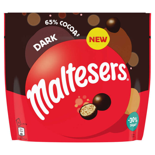 Maltesers billes chocolat noir sachet 163g