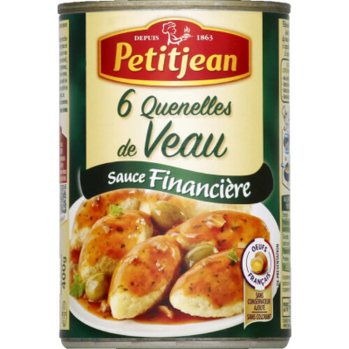 Petitjean Quenelles De Veau Sauce Financière 400g