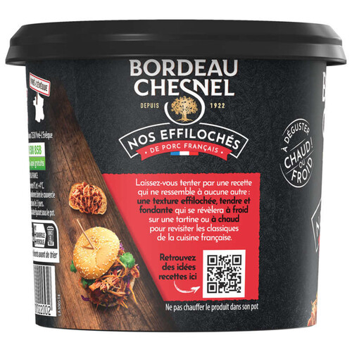 Bordeau Chesnel Effilochés de porc 200g