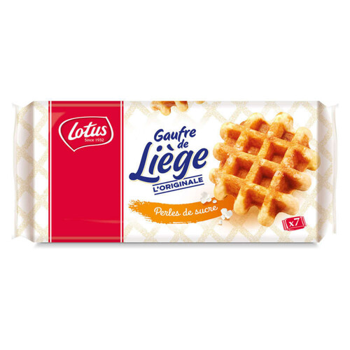 Lotus Gaufres De Liège Aux Perles De Sucre 7X45G