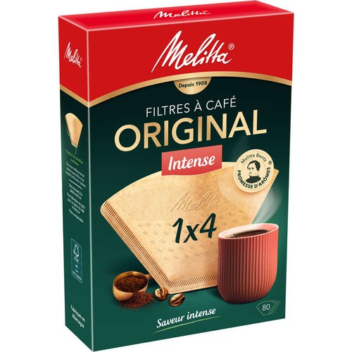 Melitta Filtres à Café Original intense 1x4 x80