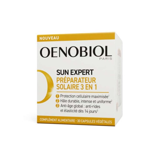 [Para] Oenobiol Sun Expert Préparateur Solaire 3en1 30 Capsules