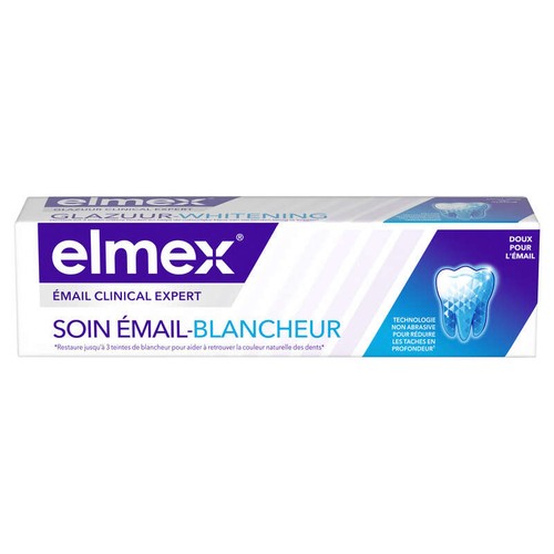 Elmex Dentifrice Émail Clinic Expert Blancheur 75ml