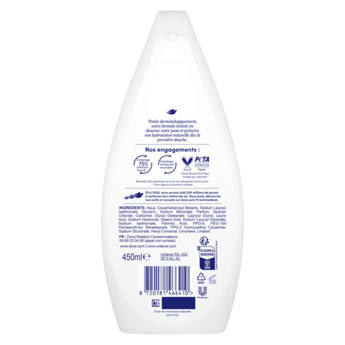 Dove Gel Douche Hydratant 450ml