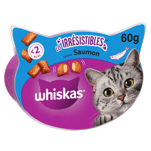 Whiskas les Irrésistibles Friandises au saumon pour chat 60g