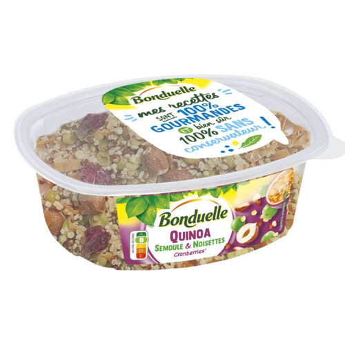 Bonduelle Quinoa pois doux et blé sauce à la passion 250g