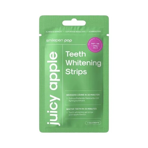 Pop Bandes de blanchiment dentaire Juicy Apple *14 /7 traitements