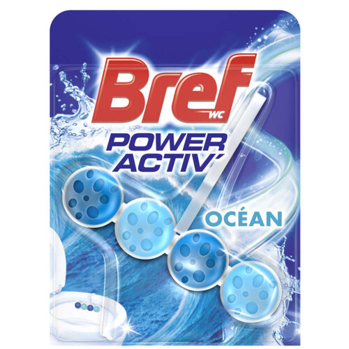 BrefBloc Cuvette Power Activ, Parfum Intense, Océan 50G