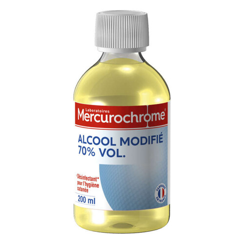 Mercurochrome Alcool modifié 70% vol 200ml
