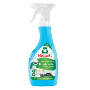 Rainett Nettoyant Cuisine Dégraissant Ecologique Bicarbonate Spray 500 Ml 500ml...