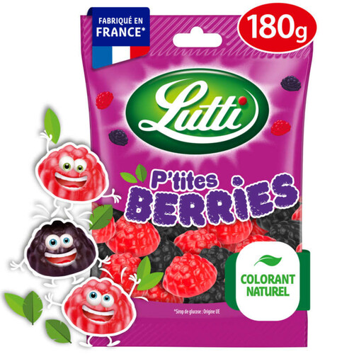 Lutti Bonbons P'tites Berries 180g