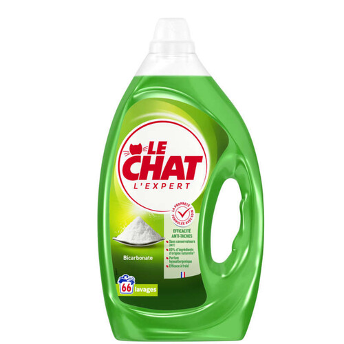 Le Chat l'expert bicarbonate 66 lavages 2.97L