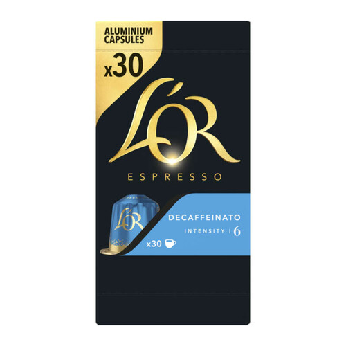 L’Or Espresso décaffeinato café en capsules x30 (intensite 6)156g