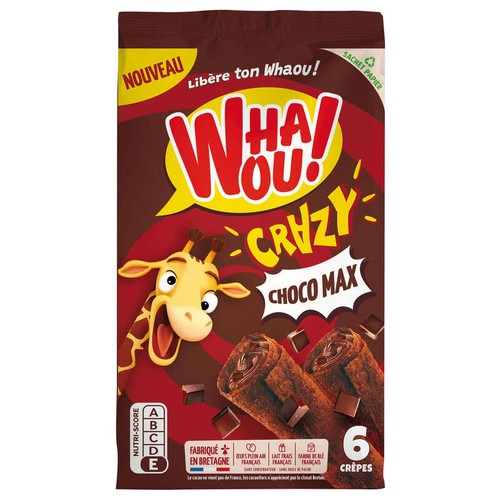 Whaou! Crêpes choco crazy x6 180g