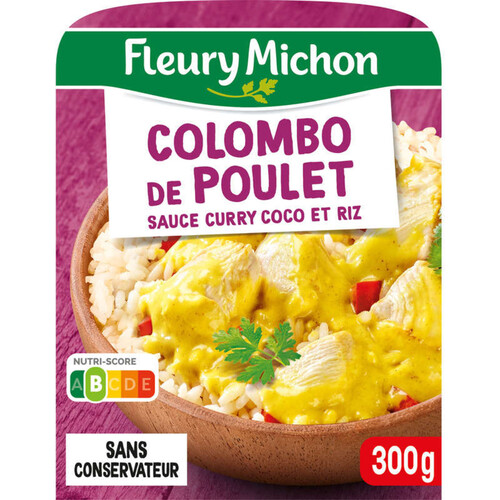 Fleury Michon Colombo De Poulet Et Riz Long 300 G