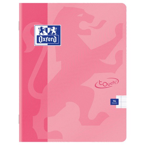 Oxford Cahier Touch 17x22cm Grands Carreaux Seyès 96 Pages Agrafées