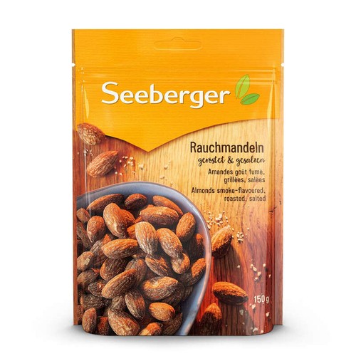 Seeberger Amandes Fumées, Grillées, Salées 150g