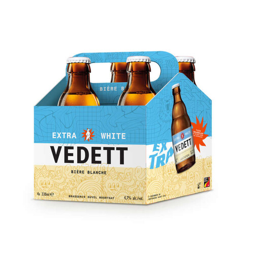 Vedett Bière Extra White 4x33cl