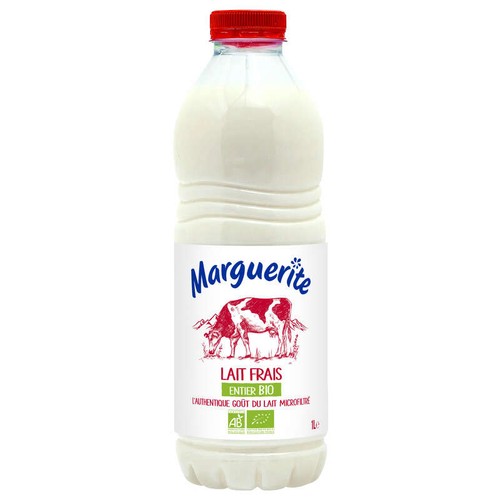 Marguerite - Lait Frais Entier Bio