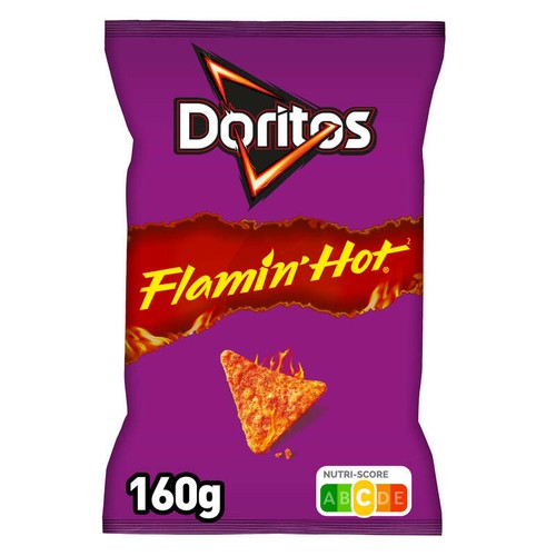 Doritos Chips Tortilla Goût Flamin' Hot 160g