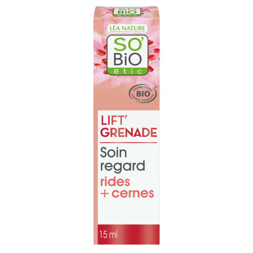 SO'BiO étic soin regard rides + cernes, Lift'Drenade 15ml