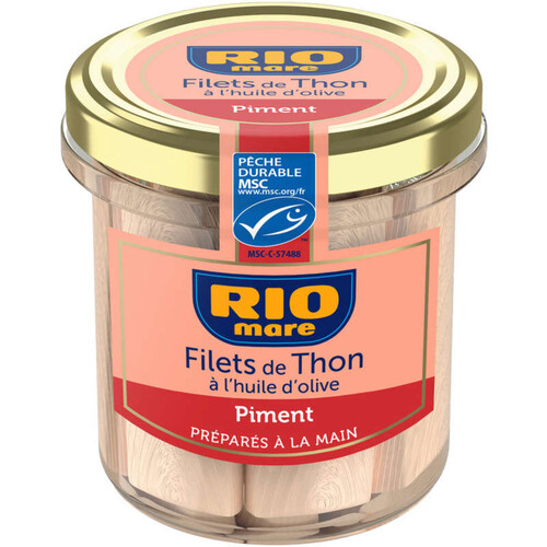 Rio Mare Filets de Thon à l'huile d'olive Piment 130g