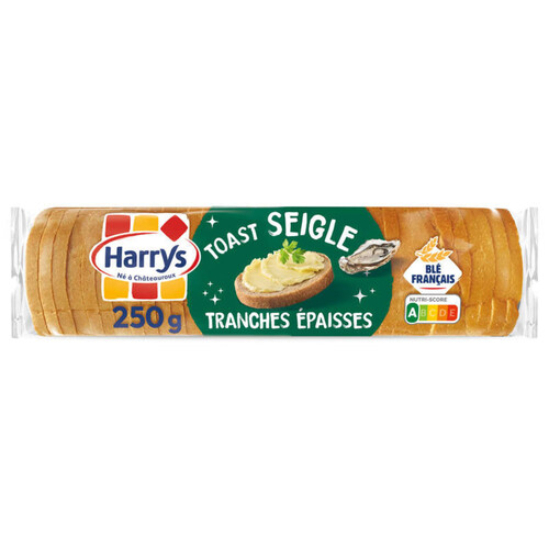 Harrys Toast Seigle 250g