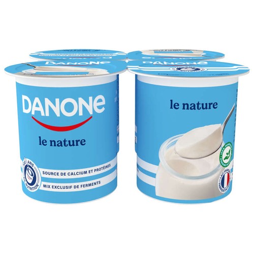 Danone Yaourt Nature 4x125g
