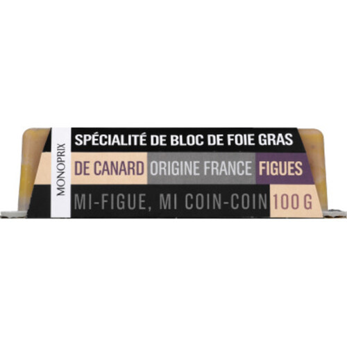 Monoprix Foie Gras Figue 100G