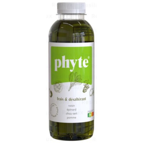 Phyte jus frais & désaltérant raisin épinard chou vert pomme 500ml