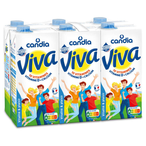 Viva Lait Vitaminé Le Pack De 6X1L