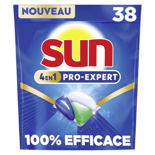 Sun Pro-Expert Capsules Lave-Vaisselle Regular 38 Lavages 570g
