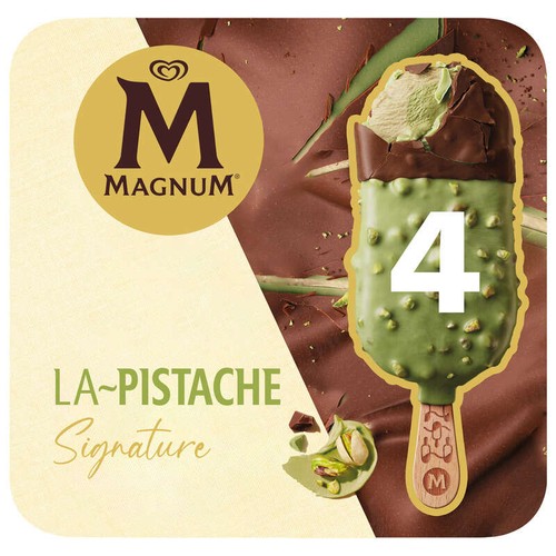 Magnum Glace Bâtonnet La Pistache 4x90ml