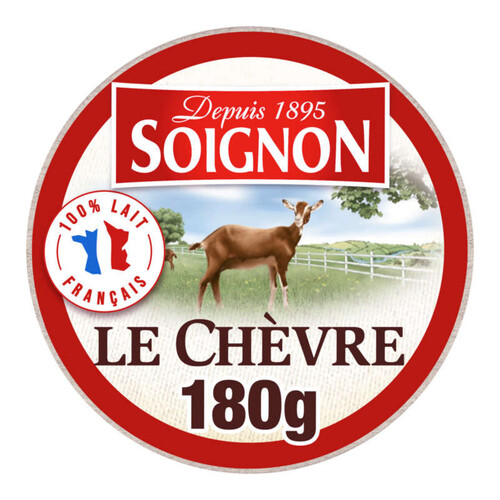 Soignon Fromage De Chèvre Typé Et Crémeux 180g