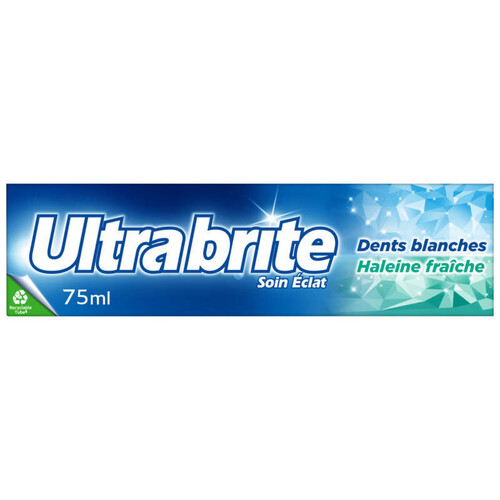 Ultra Brite dentifrice soin eclat dents blanches & haleine fraiche 75ml